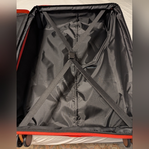 New With Tags Bric's Ferrara 3 Piece Spinner Suitcase Set - Beautiful Bright Red - Picture 4 of 14